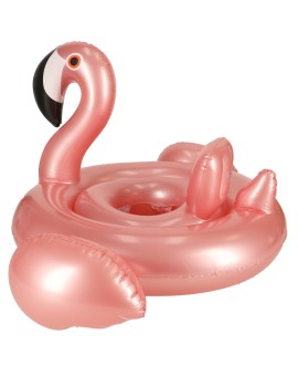 Kółko do pływania dla niemowląt koło pontonik dla dzieci z siedziskiem kółko plażowe flaming max 20kg 1-3lata 60 cm Kik Sp. z o.