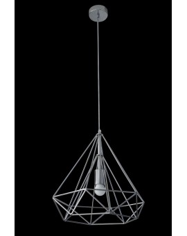 Lampa Wire (03) (fi) 36x62 Cm Srebrny