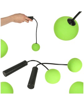 Skakanka bezprzewodowa bez linki crossfit trening cardio fitness z piłeczkami