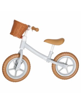 Rowerek biegowy Trike Fix Balance z koszykiem brązowy Kik Sp. z o. o. Sp. k. | Time- 2