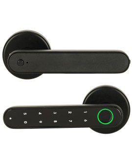 Zamek elektroniczny do drzwi klamka na kod odcisk palca bluetooth