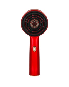 Masażer szczotka do masażu skóry głowy aplikator olejków USB czerwona Kik Sp. z o. o. Sp. k. | Time- 2