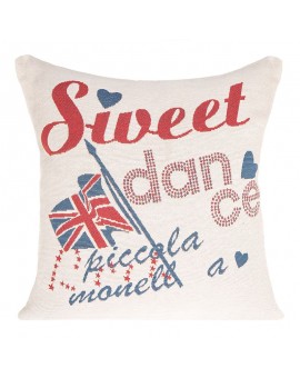 Poszewka na poduszkę 45x45 cm gobelinowa naturalna FLAGE