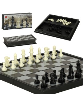 Szachy magnetyczne gra logiczna klasyczna podróżne turystyczne na magnes w pudełku zamykane