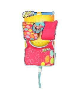 Kamizelka piankowa z rękawkami do pływania kapok dla dzieci 3-6 lat 19-30 kg BESTWAY 32174 różowa