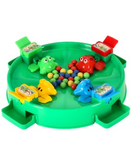 Gra zręcznościowa głodne żabki skaczące żaby 4 graczy 3+ XXL zielona Kik Sp. z o. o. Sp. k. | Time- 2