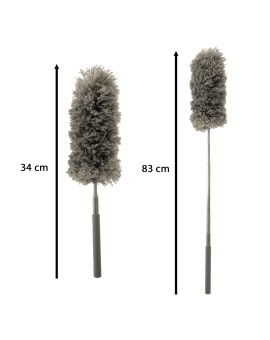 Szczotka do kurzu miotełka teleskopowa szara Kik Sp. z o. o. Sp. k. | Time- 2