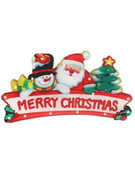 Lampki LED wisząca dekoracja okna świąteczna Merry Christmas XXL 45cm Kik Sp. z o. o. Sp. k. | Time- 2