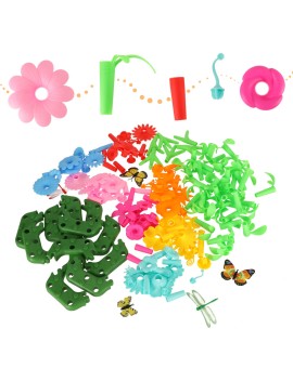 Kwiatki klocki kreatywne ogród kwiatowy 175 elementów Kik Sp. z o. o. Sp. k. | Time- 2