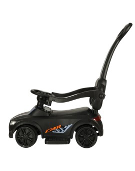 Jeździk pchacz samochód 3w1 z dźwiękiem i światłami czarny Kik Sp. z o. o. Sp. k. | Time- 2