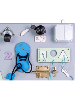 Tablica manipulacyjna drewniana 50 x 37,5 cm "3Toysm" Dzięgielewski Tomasz | Time- 2