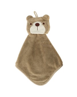 Ręcznik ręczniczek do rąk dla dzieci do przedszkola 42x25cm brązowy miś Kik Sp. z o. o. Sp. k. | Time- 2