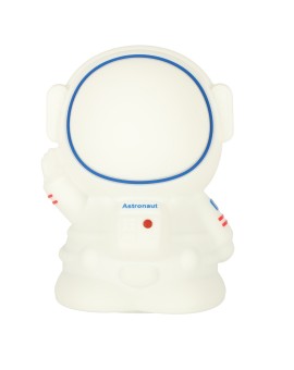 Lampka nocna dla dzieci silikonowa dotykowa miękka 8 LED USB RGB biała astronauta Kik Sp. z o. o. Sp. k. | Time- 2