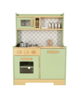 Kuchnia dla dzieci drewniana MDF miętowa Kik Sp. z o. o. Sp. k. | Time- 2