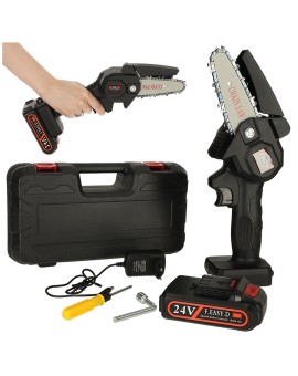 Piła łańcuchowa ręczna pilarka USB w walizce