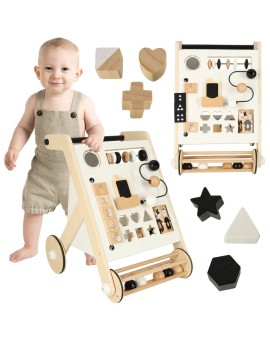 Pchacz dla dziecka chodzik drewniany tablica manipulacyjna sorter Kik Sp. z o. o. Sp. k. | Time- 2