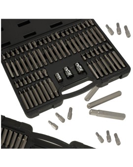 Bity imbus końcówki do wkrętarki zestaw bitów krótkich i długich + 3 redukcje walizka 75el. KAFUWELL Kik Sp. z o. o. Sp. k. | Ti