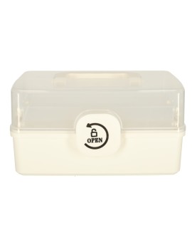 Organizer na leki pojemnik pudełko kasetka apteczka duży XL na zamek skrzynka 29x16x15cm