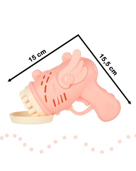 Pistolet do baniek mydlanych bańki mydlane ze skrzydłami różowy Kik Sp. z o. o. Sp. k. | Time- 2