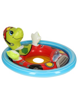 Kółko do pływania dla niemowląt koło pontonik dla dzieci dmuchany z siedziskiem żółw max 23kg 3-4lata INTEX 59570 Kik Sp. z o. o
