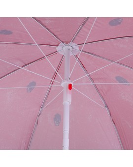 Parasol ogrodowy plażowy regulowany łamany 150cm arbuz UV Kik Sp. z o. o. Sp. k. | Time- 2