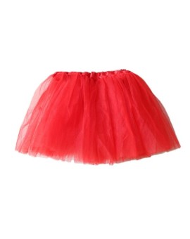 Spódniczka tiulowa tutu kostium strój karnawałowy przebranie czerwona