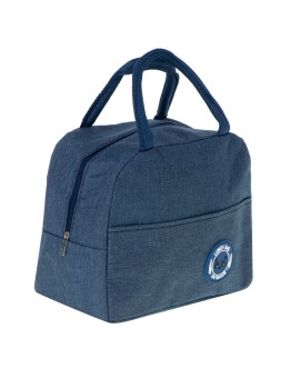 Torba termiczna izolacyjna śniadanie lunch niebieska