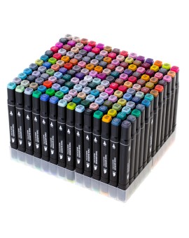 Markery dwustronne mazaki alkoholowe w etui 168 + podstawka Kik Sp. z o. o. Sp. k. | Time- 2