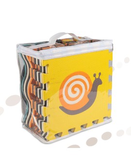 Mata edukacyjna piankowa puzzle zwierzątka kolorowa 114 x 114 cm 25 elementów Kik Sp. z o. o. Sp. k. | Time- 2