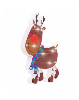 Lampki LED wisząca ozdoba dekoracja okna świąteczna przyssawka renifer Kik Sp. z o. o. Sp. k. | Time- 2