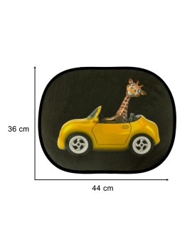 Kurtyna statyczna przeciwsłoneczna osłona okna samochodu żyrafa zestaw 2 szt. Kik Sp. z o. o. Sp. k. | Time- 2