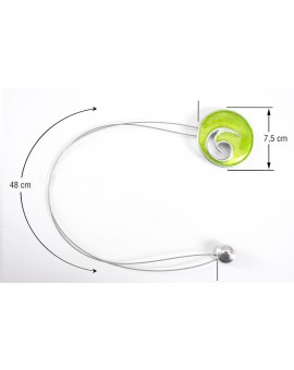 Narzuta na fotel 70x160 cm beżowa z polaru LORI Design 91