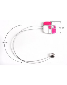 Koc polarowy 150x200 cm stalowy LORI Design 91