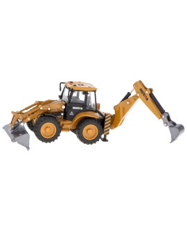 Koparka ładowarka metalowa z ruchomymi łyżkami Die-Cast H-toys 1704 1:50 Kik Sp. z o. o. Sp. k. | Time- 2