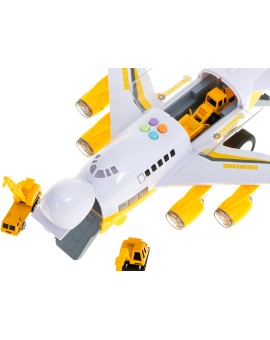 Transporter samolot + 6 aut pojazdy budowlane bok/przód Kik Sp. z o. o. Sp. k. | Time- 2