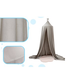 Baldachim kurtyna namiot tipi wiszący szary