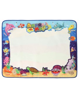 Mata wodna do malowania rysowania wodą XXL pieczątki szablony zestaw 100 x 80 cm