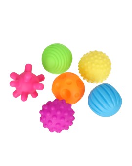 Piłki zabawki sensoryczne korekcyjne zestaw w siatce Kik Sp. z o. o. Sp. k. | Time- 2
