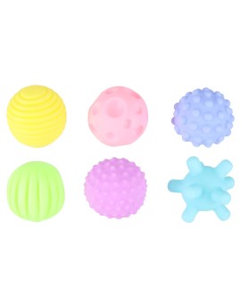 Piłki zabawki sensoryczne korekcyjne zestaw 6 szt Kik Sp. z o. o. Sp. k. | Time- 2