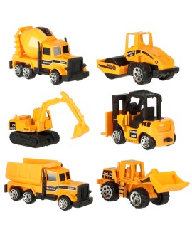 Samochody maszyny budowlane pojazdy zestaw 6 sztuk Kik Sp. z o. o. Sp. k. | Time- 2