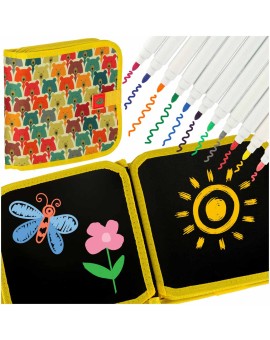 Tablica kredowa przenośna miękka książeczka notes szkicownik miś