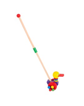 Pchacz na kiju kaczka spacerowa drewniana Kik Sp. z o. o. Sp. k. | Time- 2