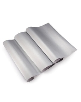 Folia okleina rolka aluminium imitująca metal metalic szczotkowana szara 1,52x30m Kik Sp. z o. o. Sp. k. | Time- 2