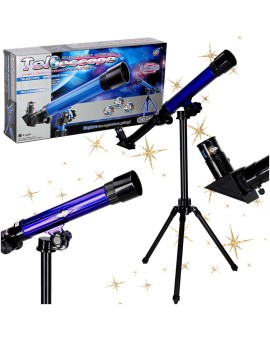 Teleskop astronomiczny luneta obserwacyjna dla dzieci ze statywem 20x 30x 40x