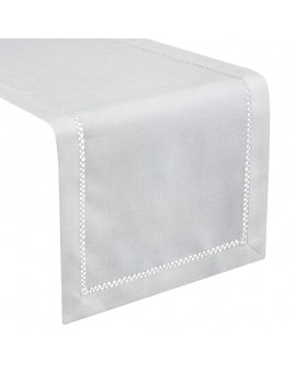 Obrus EMILY z mereżką i ozdobną listwą Eurofirany | Time- 2