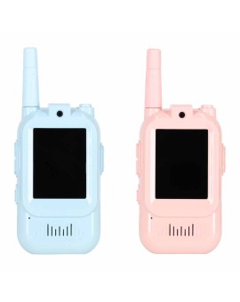 Walkie talkie krótkofalówki dla dzieci kamera funkcja wideo niebieski-różowy Kik Sp. z o. o. Sp. k. | Time- 2