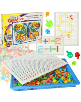 Puzzle pinezki grzybki układanka obrazkowa 296 sztuk