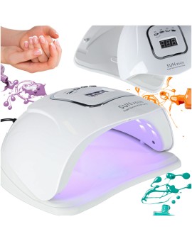 Lampa do paznokci Sun X5 UV 45 LED 150W manicure hybrydy żele