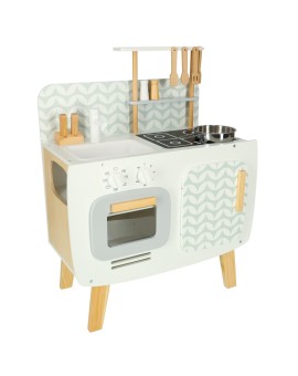 Kuchnia dla dzieci drewniana MDF LULILO RETRO akcesoria 73cm Kik Sp. z o. o. Sp. k. | Time- 2