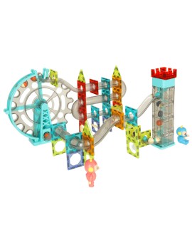 Klocki magnetyczne magnetic sticks marble tor kulkowy z dźwiękiem muzyką grający 118 elementów Kik Sp. z o. o. Sp. k. | Time- 2